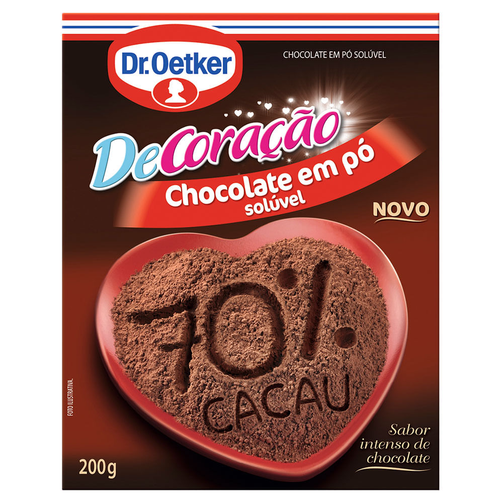 CHOC PO OETKER 70DESC CACAU 200G - hiperideal