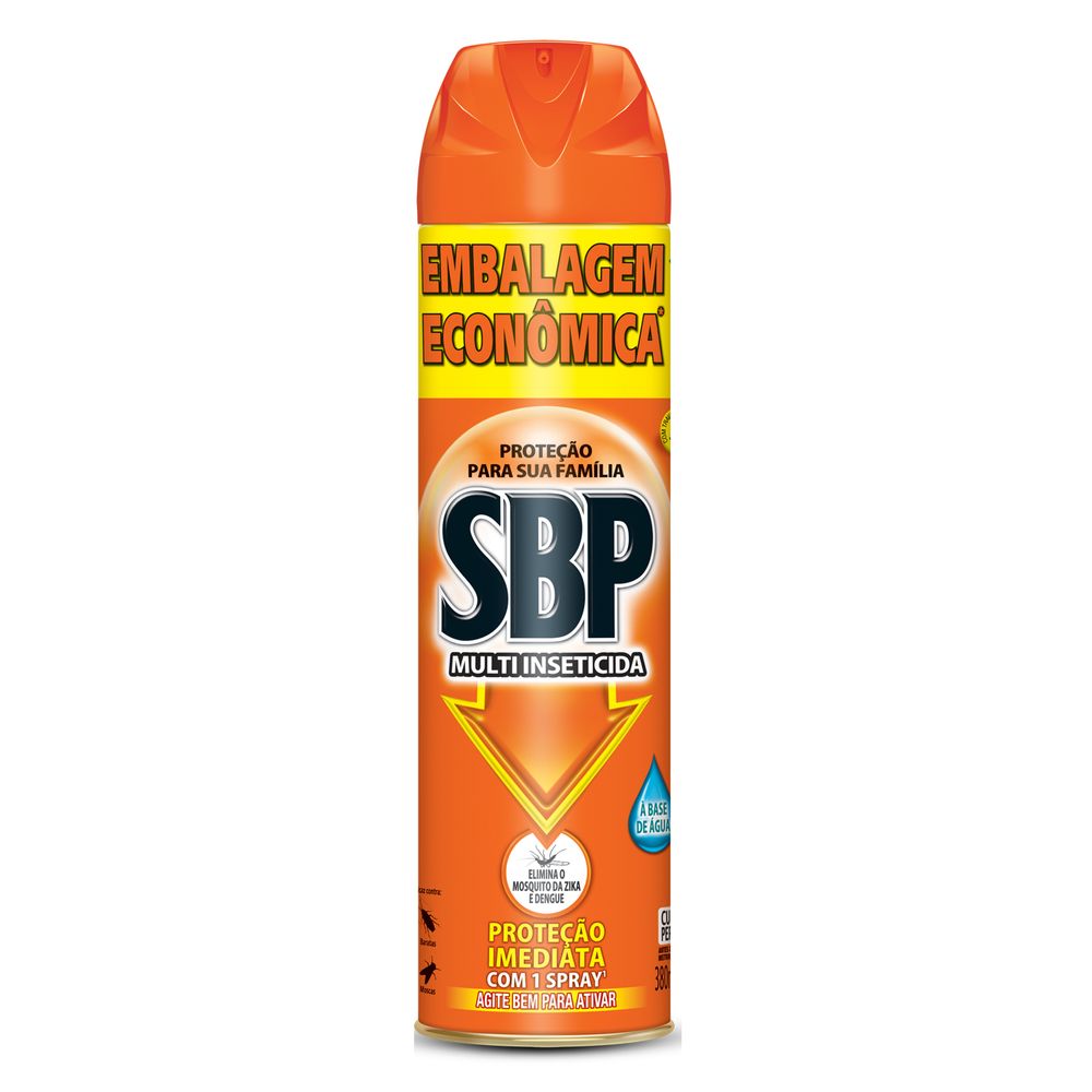 INSETICIDA AEROSOL SBP REGULAR 380ML - hiperideal