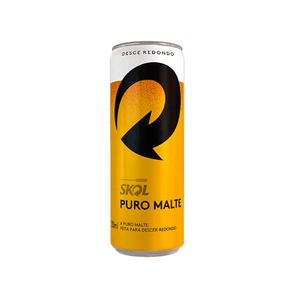 Cerveja Skol Puro Malte Sleek Lata 350ml Hiperideal
